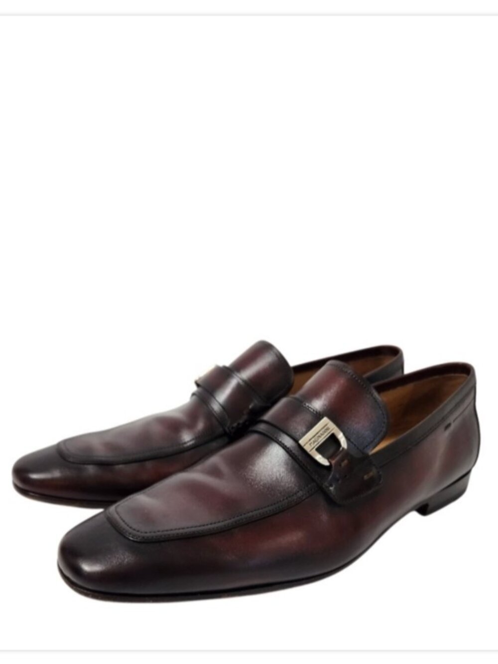 Magnanni RASO Strap Side Bit Buckle Leather Loafers